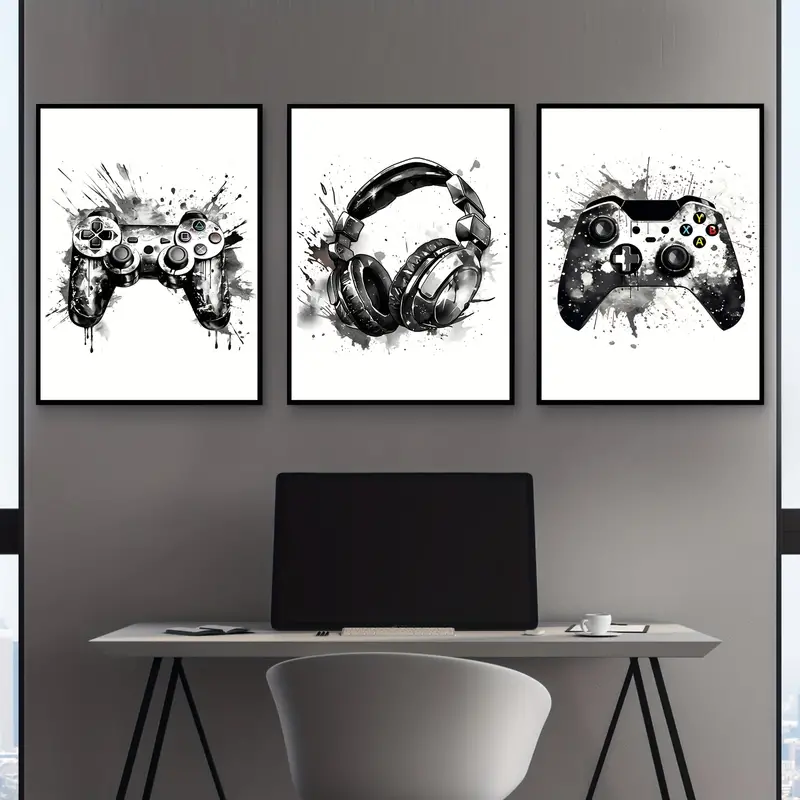 Home Gym Decor - Juego de 3 Cuadros Decorativos sin