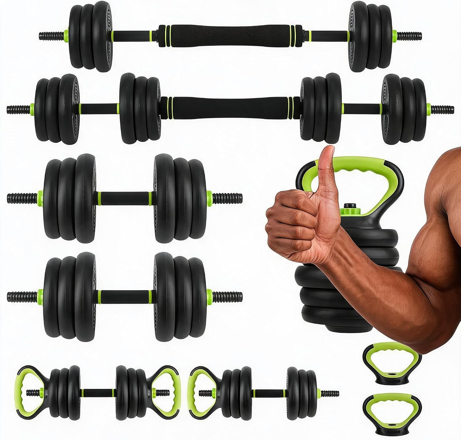 Home Gym Packages - Juego de Mancuernas Ajustables 4 en