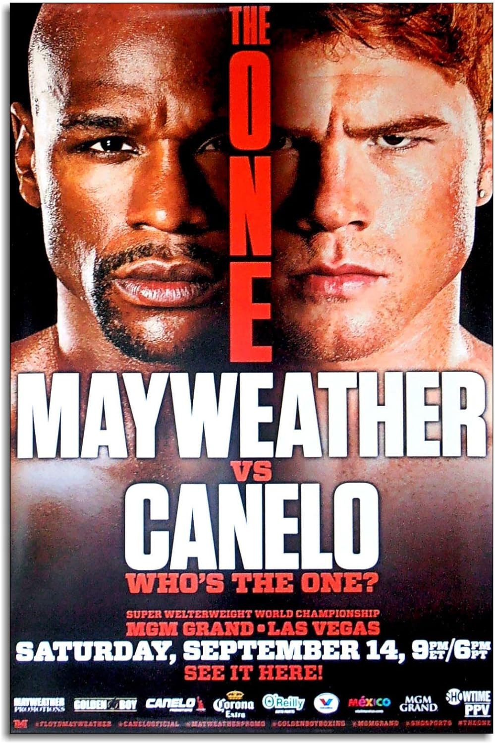 Home Gym Decor - Póster de Mayweather, impresiones en lienzo