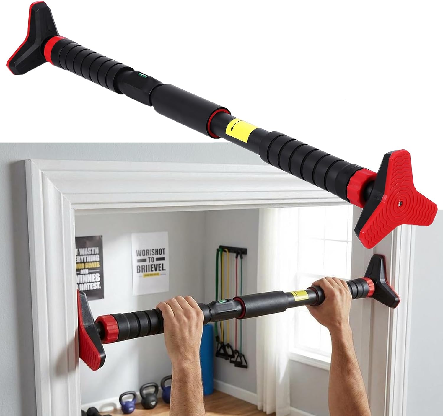 Suspension Trainer Door - Barra de dominadas para puerta, barra