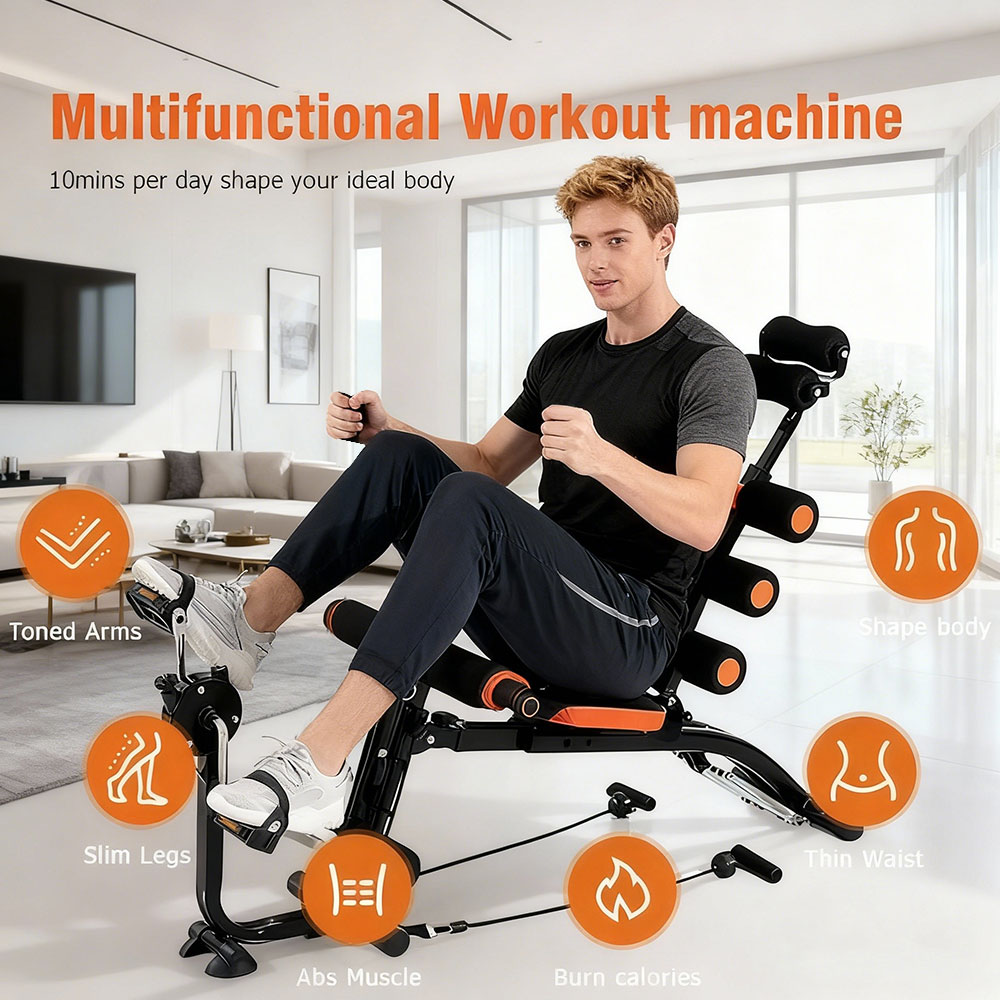 Leg Press Machine - Máquina de Fitness Multifuncional Segmentada con