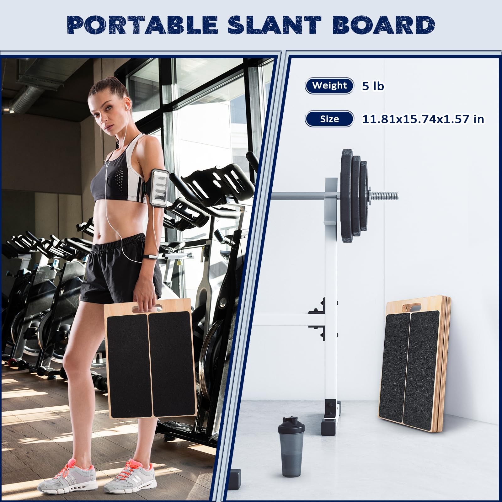 Tabla de Equilibrio de Madera  - Seated Calf Raise reseña y precio