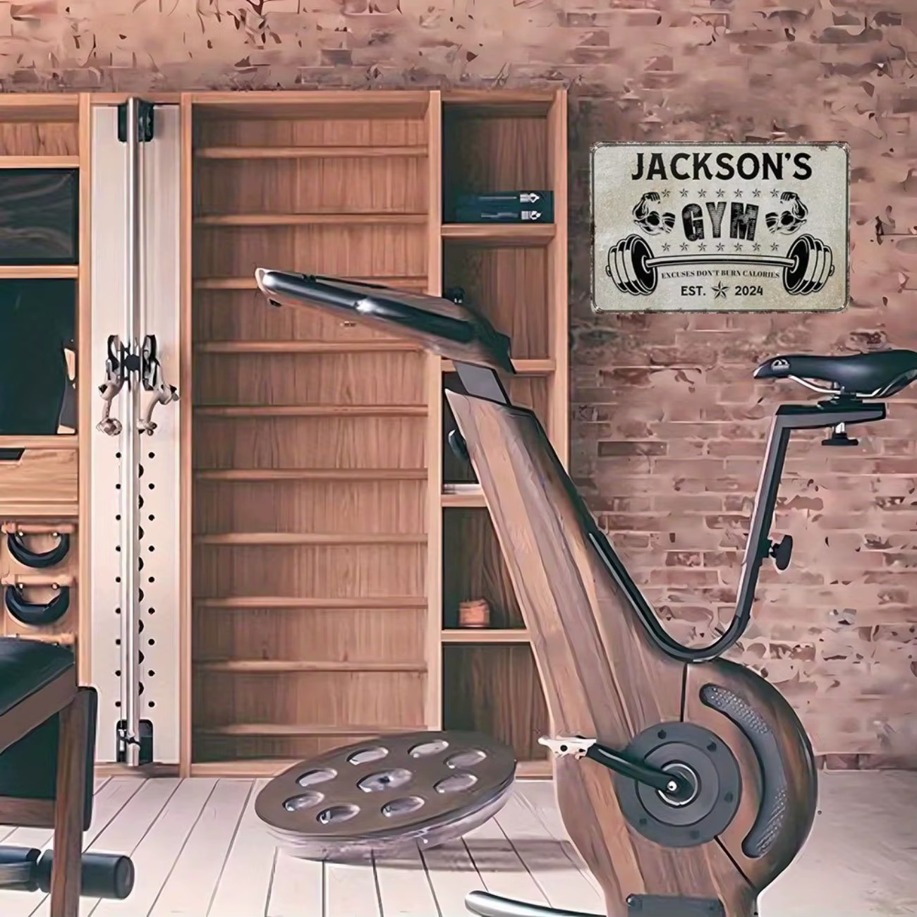 Letrero Metálico Personalizado - Home Gym Decor reseña y precio