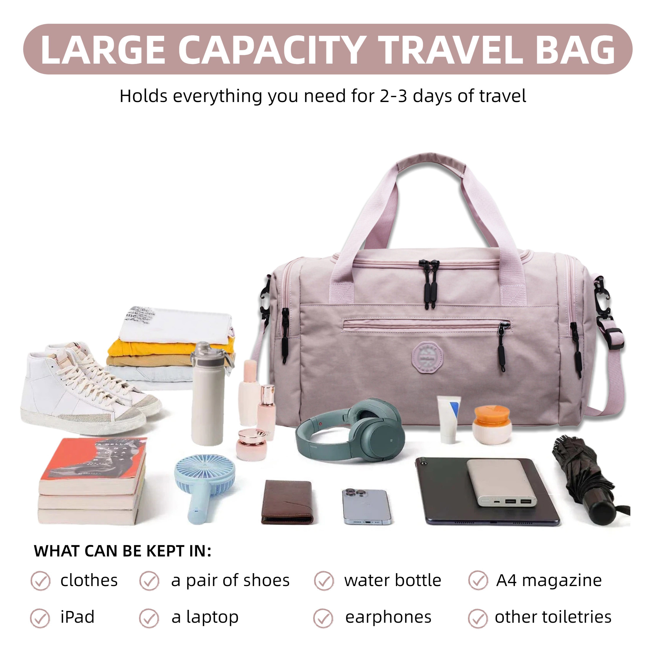 Bolsa de Viaje de Gran Capacid - Home Gym Packages reseña y precio