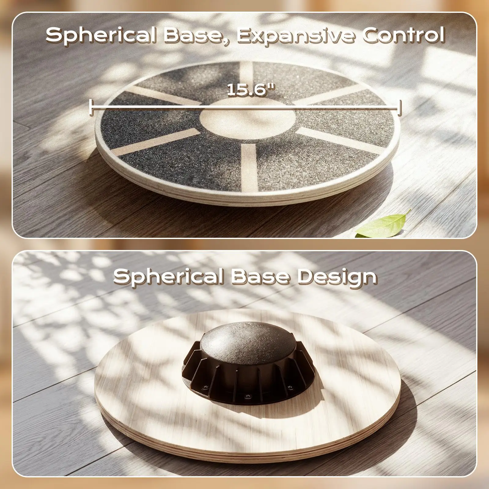 Tabla de equilibrio de madera  - Wobble Board Balance reseña y precio