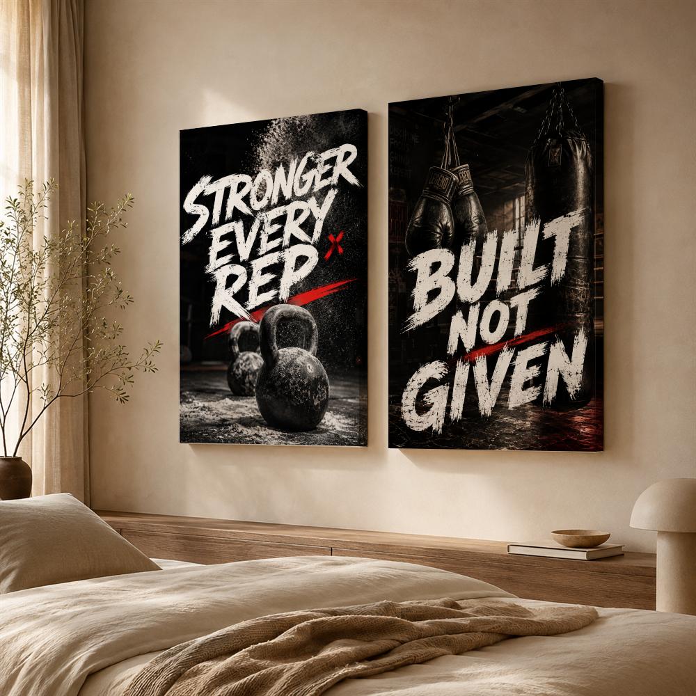 Cuadro Motivacional para Gimna - Home Gym Decor reseña y precio