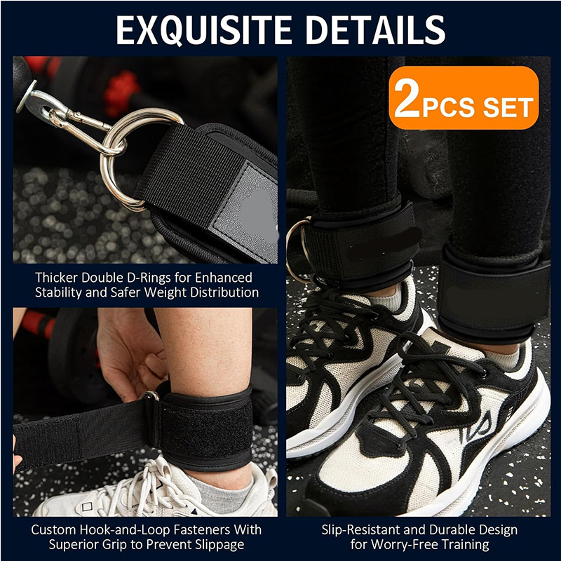 Juego de 2 correas de tobillo  - Leg Press Machine reseña y precio