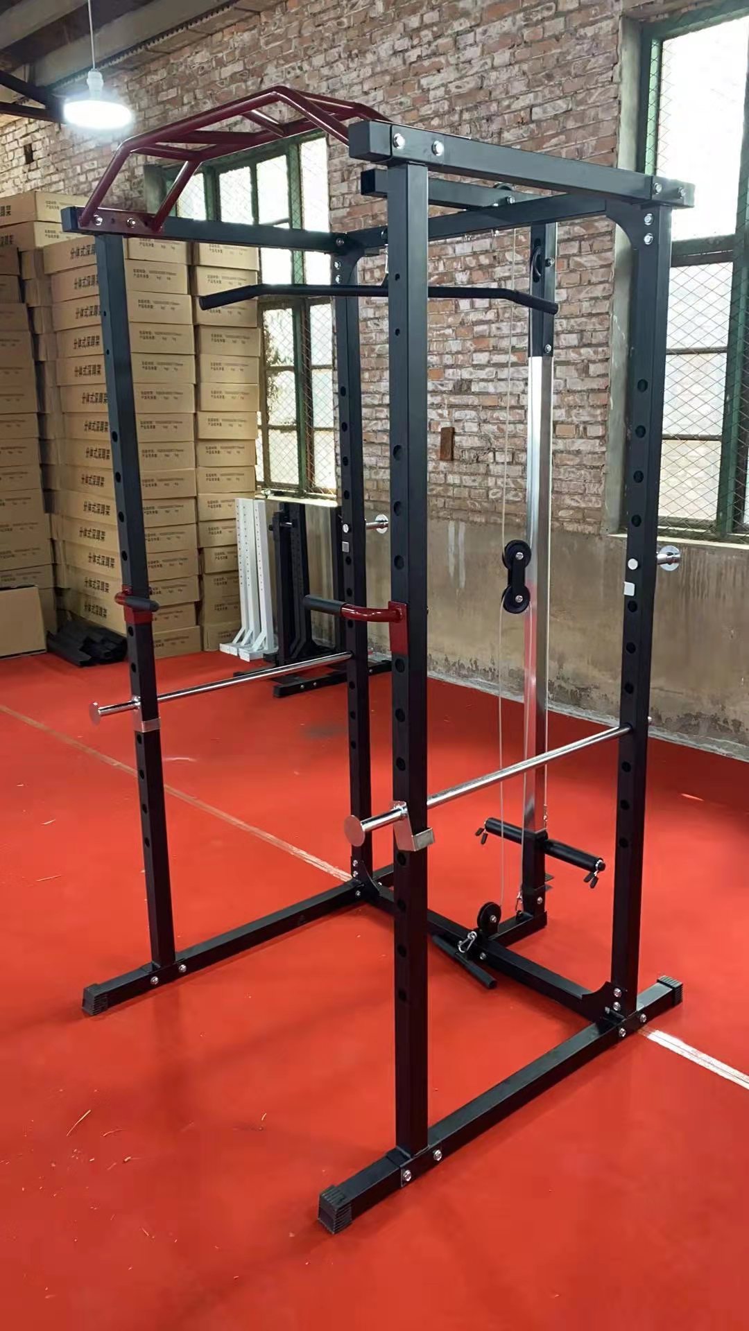 Equipo de Fitness Moderno para - Home Gym With Leg Press reseña y precio