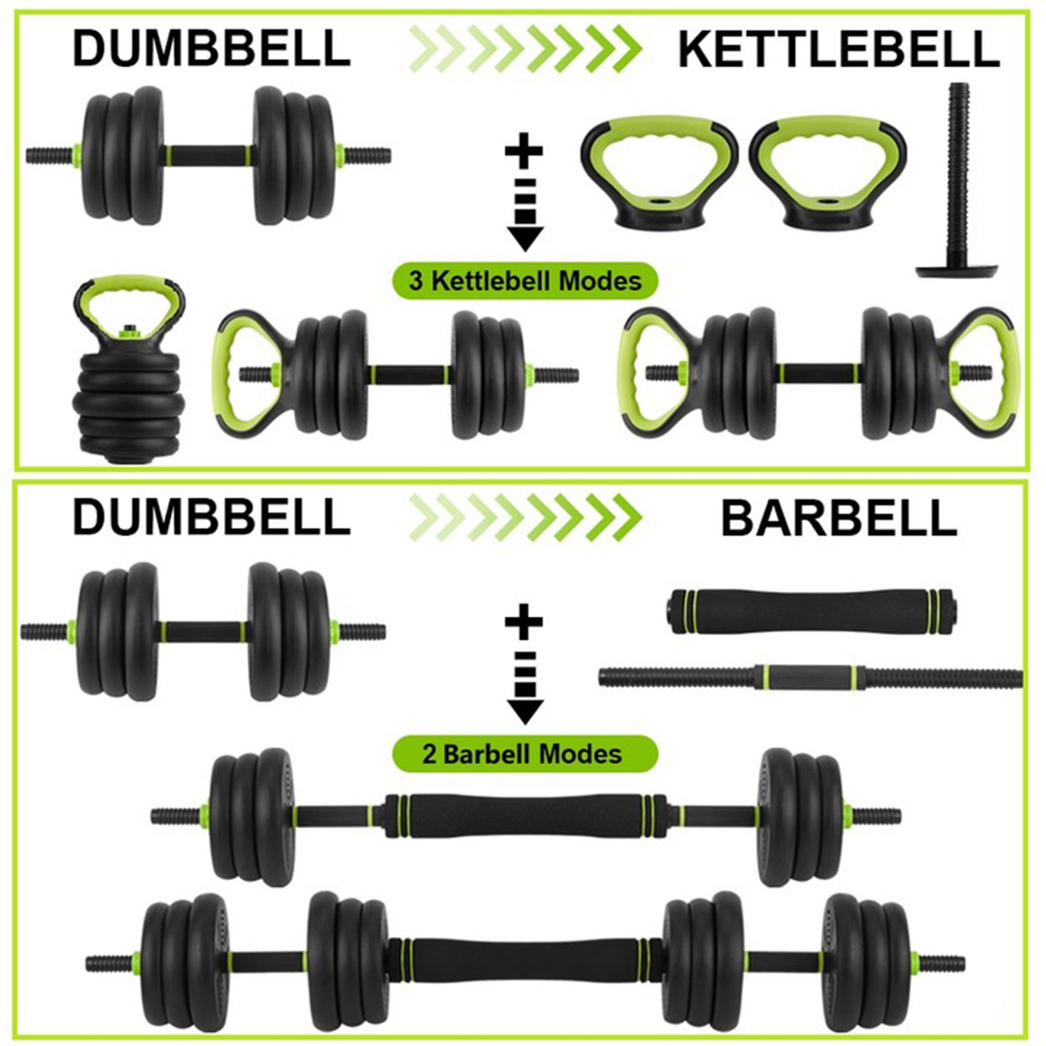 Juego de Mancuernas Ajustables - Home Gym Packages reseña y precio