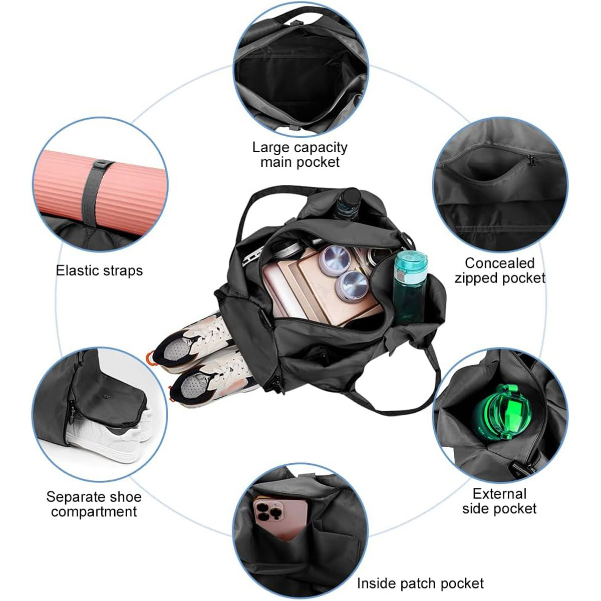 Bolsa de Viaje Deportiva con C - Home Gym Packages reseña y precio