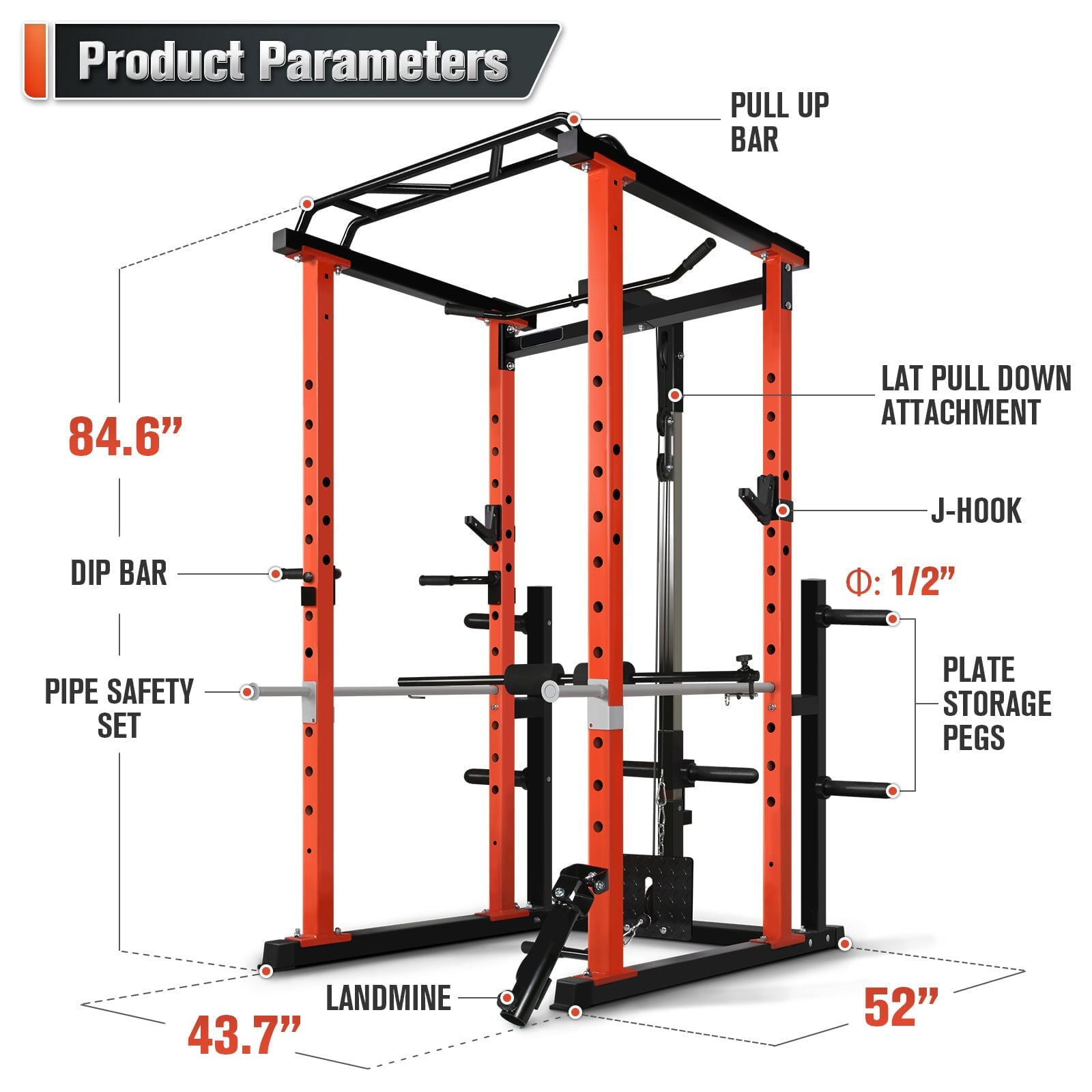 Jaula de potencia multifunción - Home Gym Machine reseña y precio