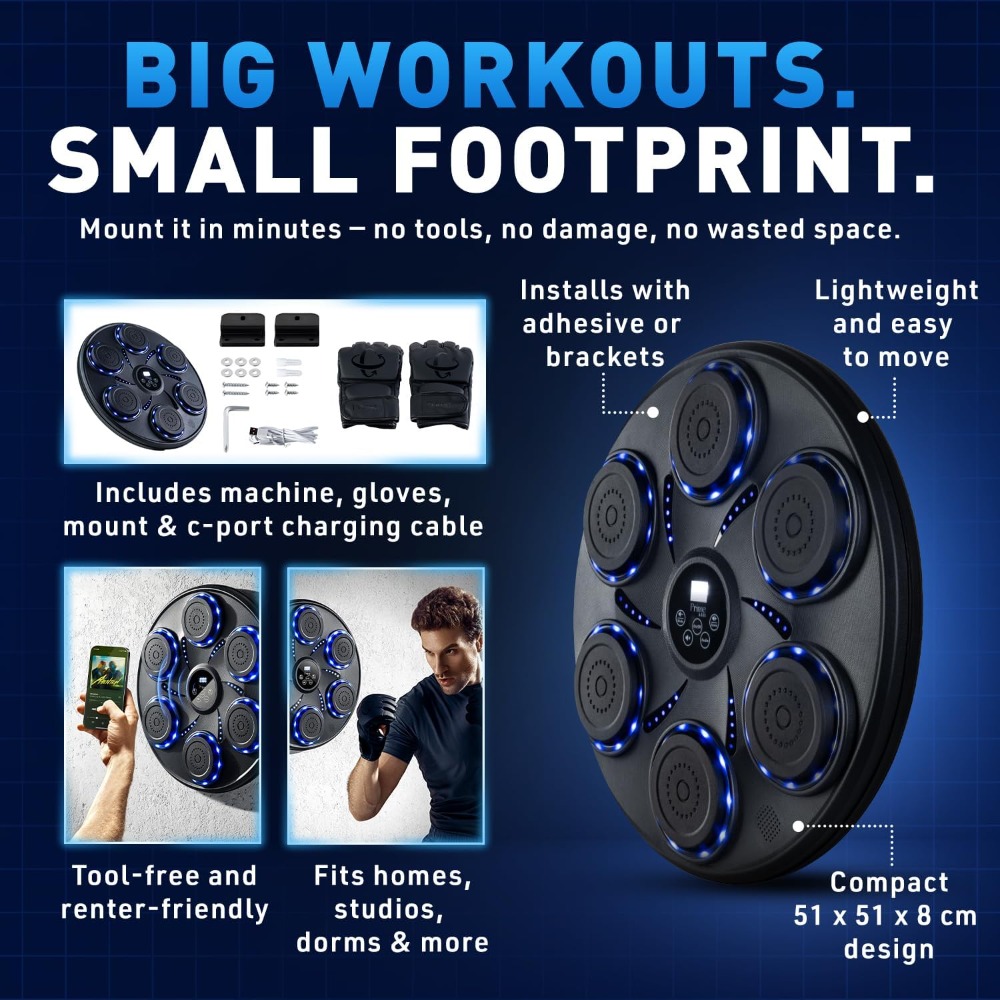 Máquina de Boxeo Inteligente c - Home Gym Machine reseña y precio