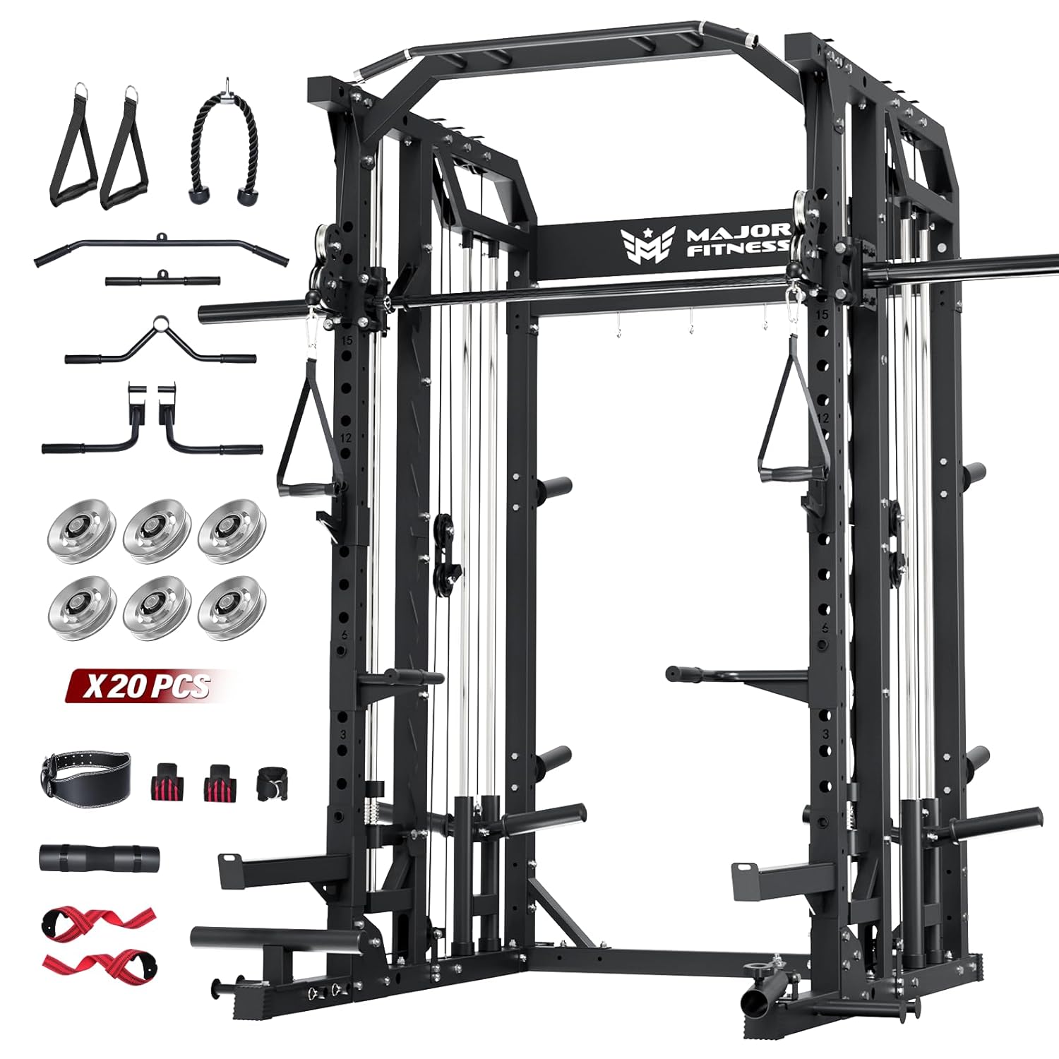 Máquina Smith para Gimnasio en - Home Gym With Leg Press reseña y precio