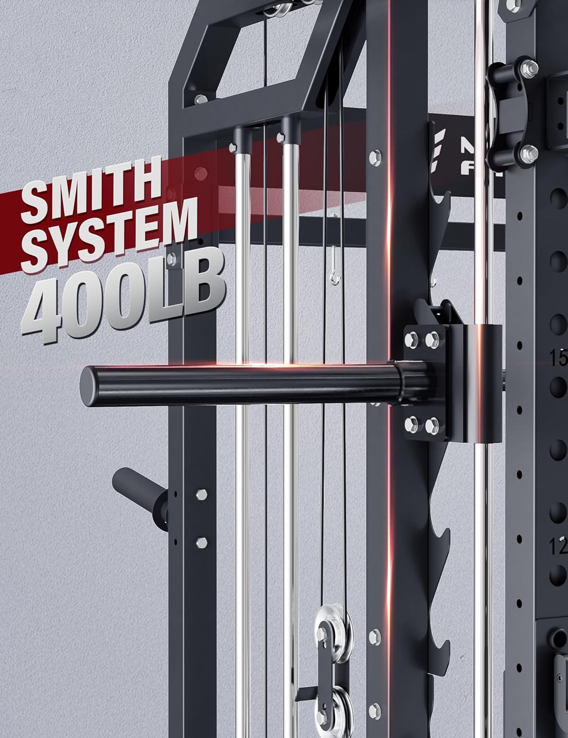 Máquina Smith para Gimnasio en - Home Gym With Leg Press reseña y precio