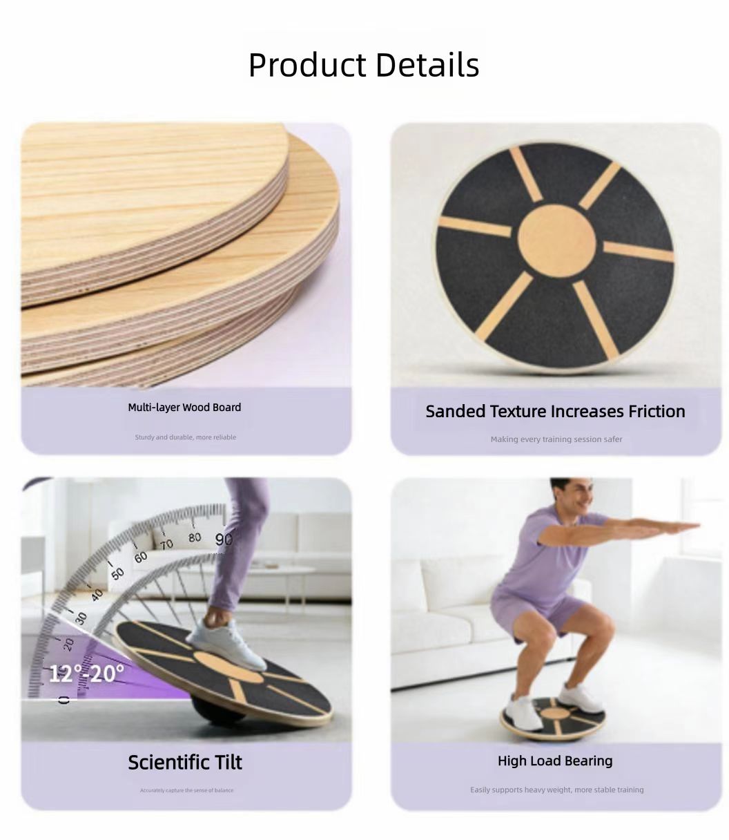 Tabla de Equilibrio de Madera  - Wobble Board Balance reseña y precio