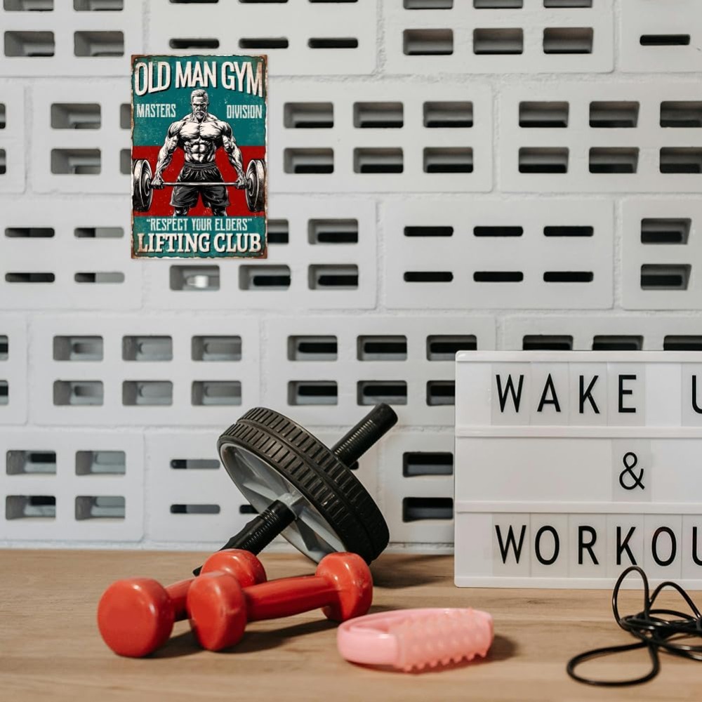 Letrero Metálico Vintage de Gi - Home Gym Decor reseña y precio
